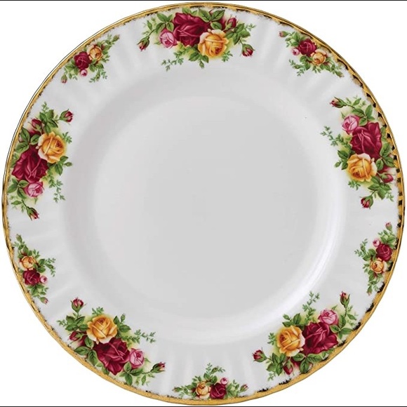 4 x Dinner Plates 27cm Old Country Roses - Picture 1 of 7